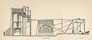 Coal Mine Steam Engine Print