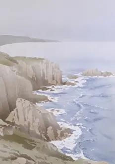 Malcolm Greensmith Artwork Prints: Coastal scene - cliffs