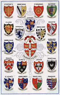 Coats of Arms for Colleges of Cambridge University Coats of Arms for Colleges of Cambridge University