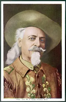 American Frontiersman Prints: Cody / Postcard