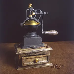 Retro Kitchen Appliances Prints: Coffee Grinder