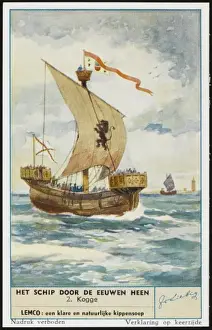 North Sea Sailing Vessel Print