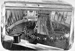Atlantic Telegraph Cable Prints: Coiling of the Atlantic telegraph cable