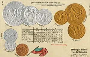 The coinage used in the United States of America The coinage used in the United States of America