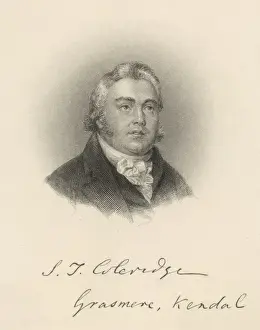 Literary Figures Of England Prints: Coleridge at Grasmere