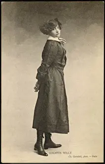 Colette Print 1908 Portrait of Sidonie-Gabrielle Willy