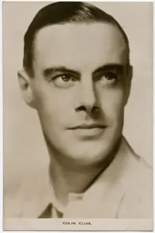 English Entertainment History Prints: Colin Clive