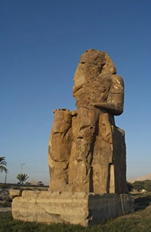 Colossi of Memnon. Western colossus. Luxor. Egypt Colossi of Memnon. Western colossus. Luxor. Egypt