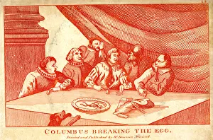 Columbus breaking the egg Columbus breaking the egg