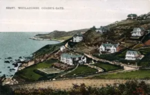 Combes Gate, Woolacombe Print, Devon, England c.1900s
