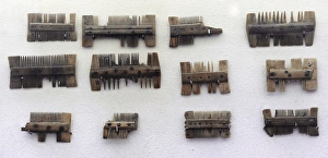 Combs. 12th-13th centuries. Bone and horn Combs. 12th-13th centuries. Bone and horn