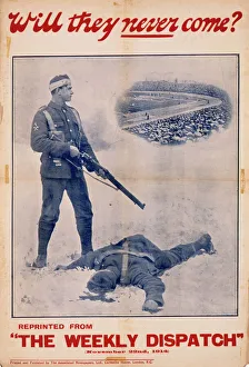 Will They Never Come? World War One poster Will They Never Come? World War One poster