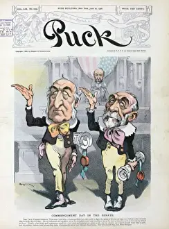Puck Magazine Art Prints: Commencement day in the senate