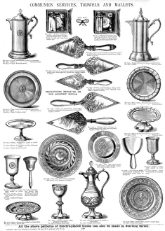 Communion services, trowels and mallets, Plate 169 Communion services, trowels and mallets, Plate 169