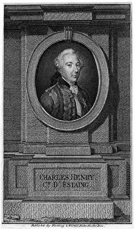 Print of Jean-Baptiste Charles Henri Hector, comte dEstaing