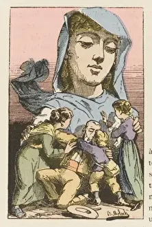 Amnesty Print: Merciful Mother Gathering Wayward Offspring
