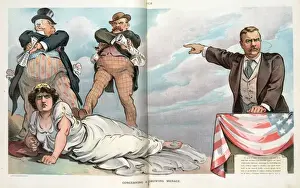 Theodore Roosevelt Image Prints: Concerning a growing menace