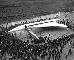 Concorde 002 G-BSST leaves the assembly hall at Filton Concorde 002 G-BSST leaves the assembly hall at Filton