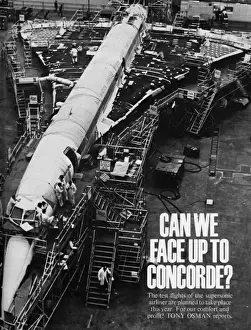 Concorde Supersonic Airliner Print, 1969