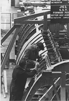 Bristol Concorde under construction, Filton Print