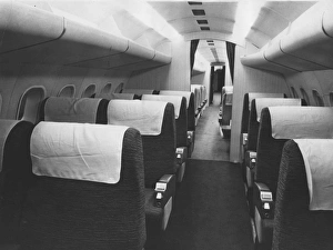 Concorde interior, with passenger seating Concorde interior, with passenger seating
