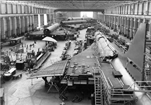The Concorde production line at Toulouse The Concorde production line at Toulouse
