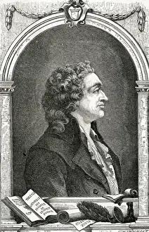 French Philosopher Mathematician Prints: Condorcet (Figuier)