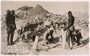 Cones of salt - The Great Salt Mines, Oasis of Bilma, Sahara Cones of salt - The Great Salt Mines, Oasis of Bilma, Sahara
