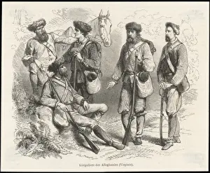 American Civil War Soldiers Prints: Confederate Irregulars