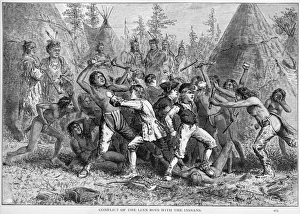 Conflict of the Linn boys with the Indians Conflict of the Linn boys with the Indians