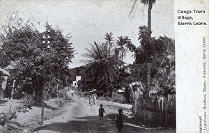 Congo Town village, Sierra Leone, West Africa Congo Town village, Sierra Leone, West Africa