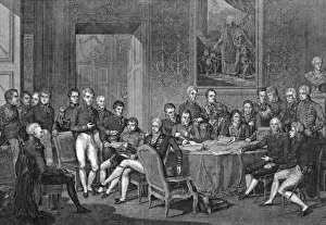 Allied Leaders Meeting Prints: Congress of Vienna