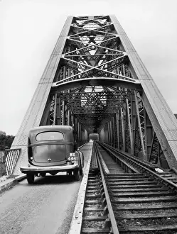 Connel Ferry Bridge Print - Steel Cantilever Bridge, Argyllshire, Scotland