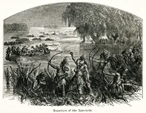 Conquistadors on Mississippi in Retreat Conquistadors on Mississippi in Retreat