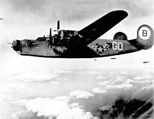 Consolidated B-24, 4299949, on Freidrichshafen raid Consolidated B-24, 4299949, on Freidrichshafen raid
