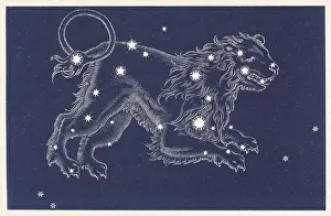 Leo Constellation Print