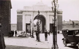Construction of Menin Gate, Ypres, Belgium Construction of Menin Gate, Ypres, Belgium