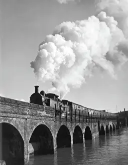 Continental Boat Express Print: Folkestone Viaduct, Kent