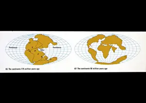 Continental Drift Diagrams Print: