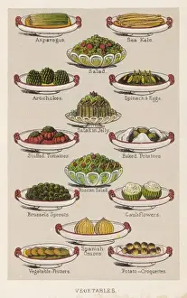 Roasted Vegetables Prints: Cooked Vegetables