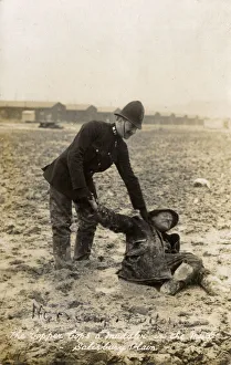 A Copper cops a Muddler in the mud - Salisbury Plain A Copper cops a Muddler in the mud - Salisbury Plain