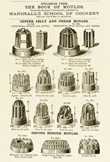 Copper Moulds Print, a luxurious dessert mould