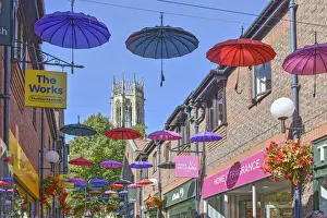 Yorkshire Tourist Attractions Prints: Coppergate Walk, York