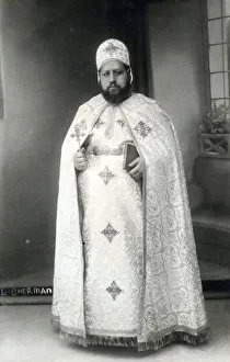 Coptic Christian Priest - possibly in Egypt Coptic Christian Priest - possibly in Egypt