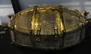 A copy of a reliquary made in Scandinavia at the end of the A copy of a reliquary made in Scandinavia at the end of the