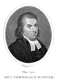 Cornelius Winter Print, Painswick Churchman 1745-1808