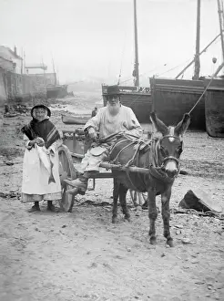 Cornish Coastal Scene Prints: Cornish fisherman