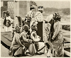 Coronation Durbar, Delhi - King George and Queen Mary Coronation Durbar, Delhi - King George and Queen Mary