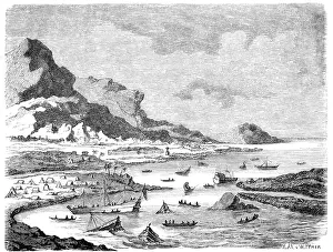 Cortes, having landed on mainland, destroys his fleet Cortes, having landed on mainland, destroys his fleet