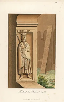 Costume of Frederick I, Holy Roman Emperor, d. 1190 Costume of Frederick I, Holy Roman Emperor, d. 1190